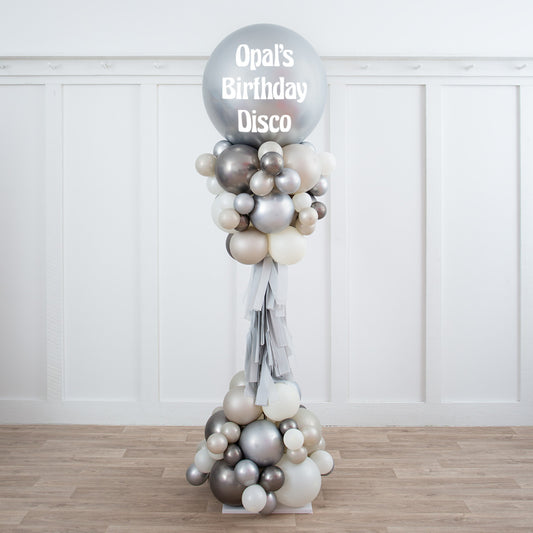 Personalised Ice Disco Party Pillar