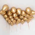 Load image into Gallery viewer, Gold Chrome Helium Ceiling Balloons x
