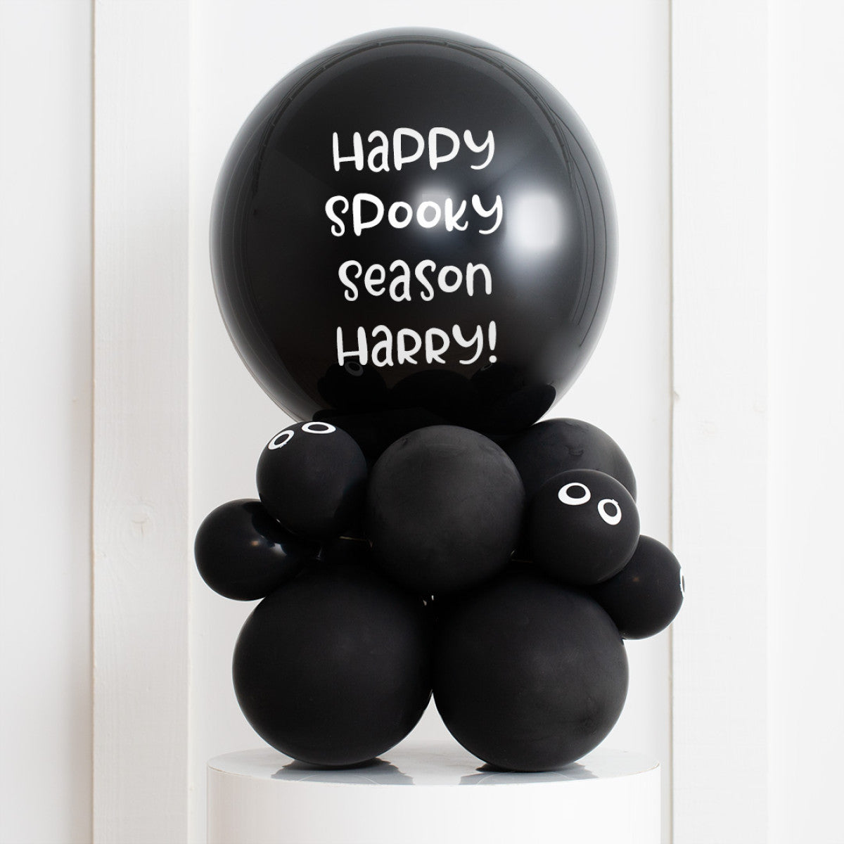 Personalised Halloween Ghosts & Ghouls Air-Filled Bubble Stack