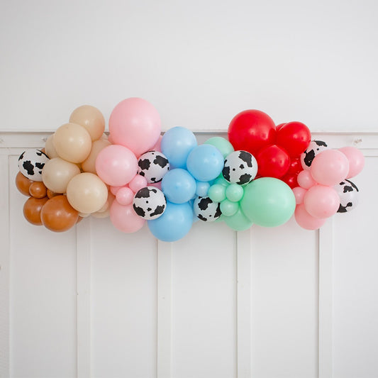 Farmyard Party Foils Inflated Balloon Garland 2m